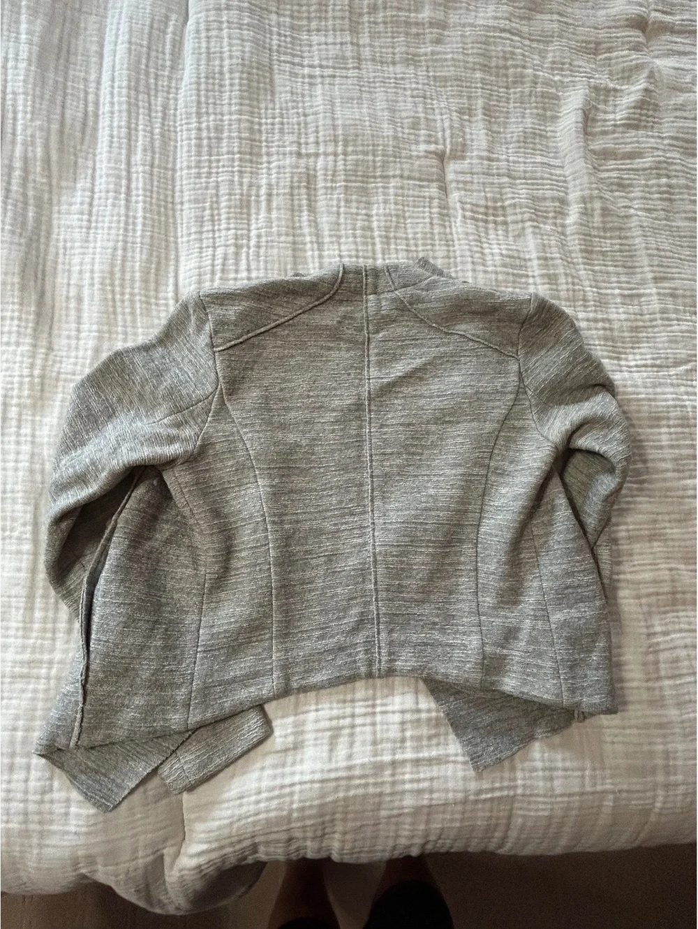Club Monaco Asymmetrical Gray Blazer Jacket